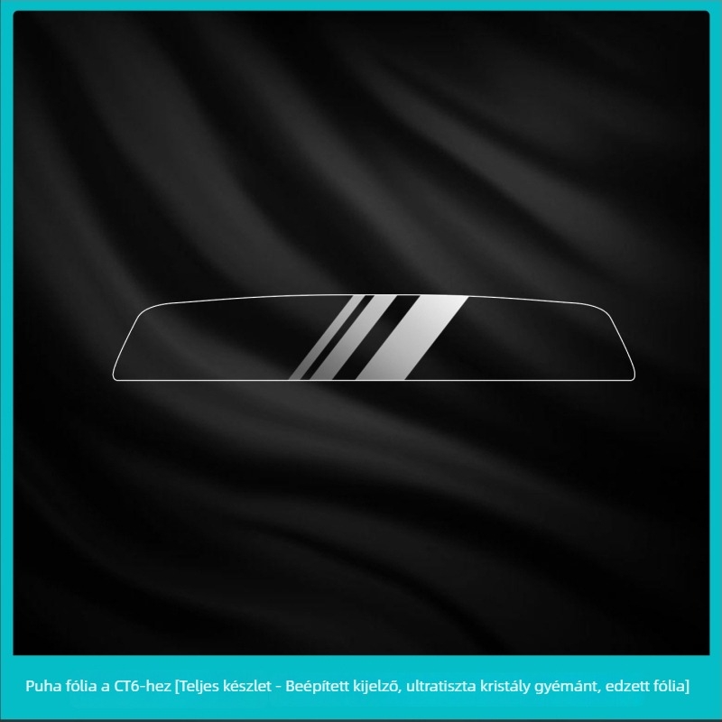 Cadillac CT6 Belső kijelző védő edzett üveg – központi kijelző/navigáció és klímaventiláció védelme