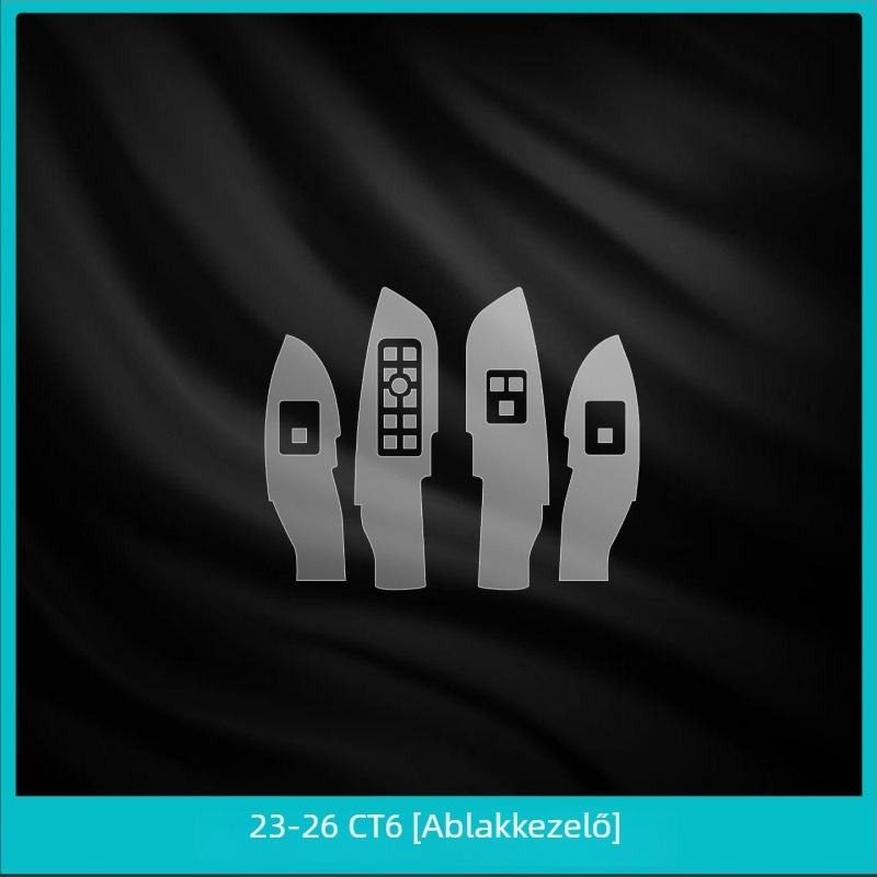 Cadillac CT6 Belső kijelző védő edzett üveg – központi kijelző/navigáció és klímaventiláció védelme