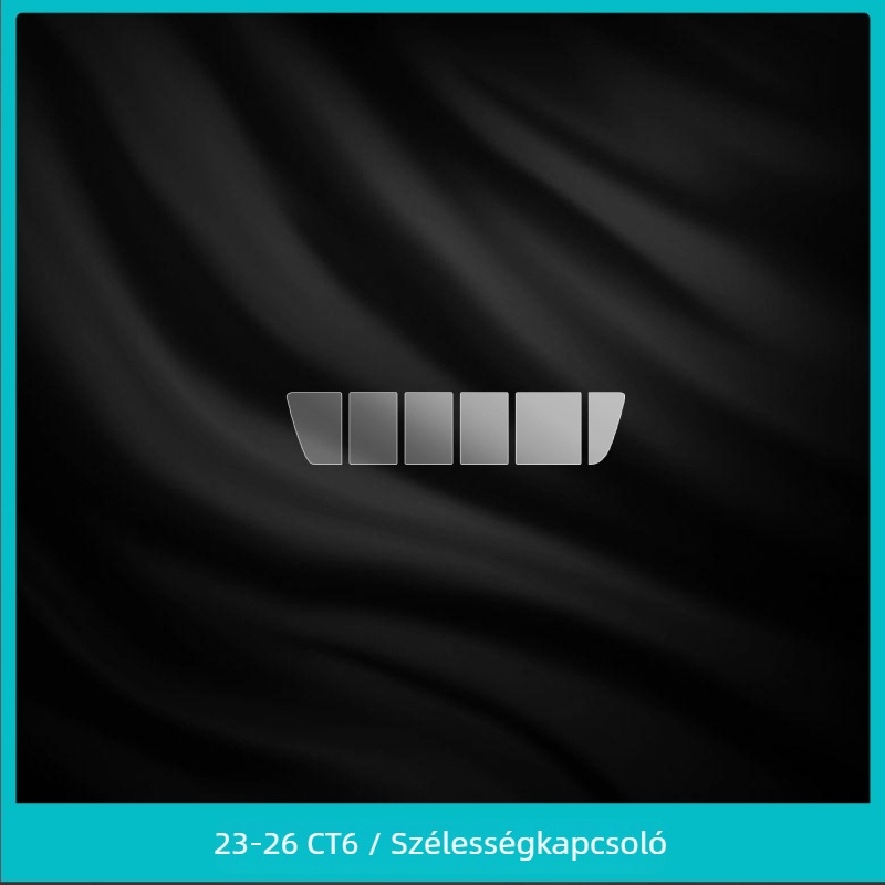 Cadillac CT6 Belső kijelző védő edzett üveg – központi kijelző/navigáció és klímaventiláció védelme