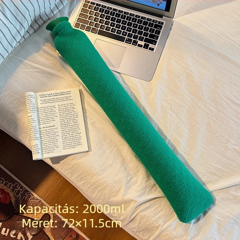 Vízfeltöltéses melegítő palack — magas sűrűségű PVC, vízbefecskendezéssel történő melegítés, Lemon Book, testreszabható