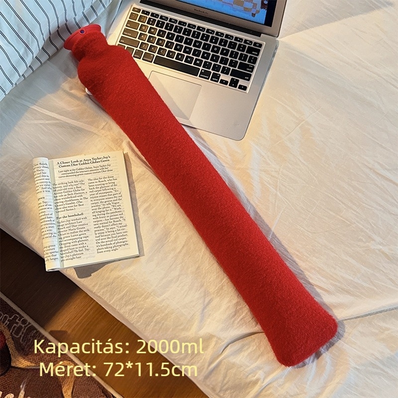 Vízfeltöltéses melegítő palack — magas sűrűségű PVC, vízbefecskendezéssel történő melegítés, Lemon Book, testreszabható