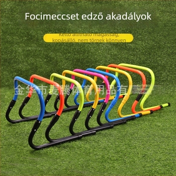 Futball-edzés akadálykeret leválasztható, összecsukható kivitelben PVC-ből, általános és középiskolások számára