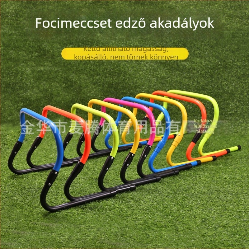 Futball-edzés akadálykeret leválasztható, összecsukható kivitelben PVC-ből, általános és középiskolások számára