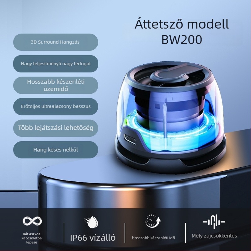G200 Bluetooth hangszóró, 20W, IPX6 vízálló, beépített akkumulátor 500–800 mAh, Bluetooth 5.0
