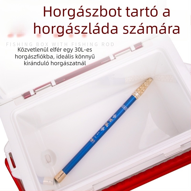 Manulife magas széntartalmú teleszkópos halászháló rúd – könnyű, tartós