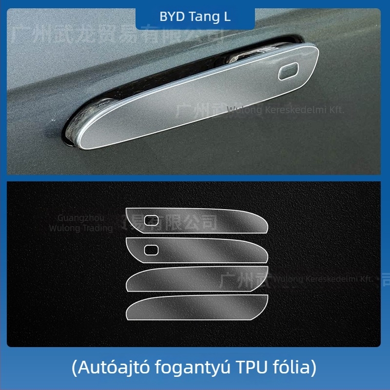 BYD Tang L központi navigációs kijelzőjére készült edzett üveg képernyővédő — monolit gyártás, ujjlenyomat-mentes, karcolás- és kopásálló, magas és alacsony hőmérséklet-állóság