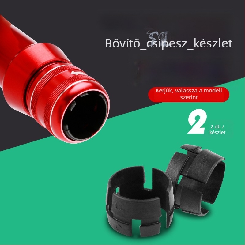 Horgászbot kiegészítő: hosszabbító hüvely a halászat háló pozicionálásához, önzáró orsóülés, műanyag hüvely