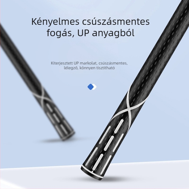 Szénszálas teleszkópos horgász háló készlet – ultrakönnyű, magas merevség, tartalmaz hálófejet a nagy halakhoz