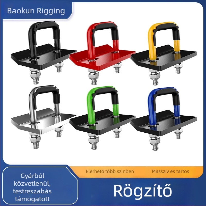 Rögzítő anti-loosening tartó a vontatók karjához, U-formájú csiptető, négyszögletes nyílású tartó | Márka: Qingdao Baojun | Engedélyezett magánmárka