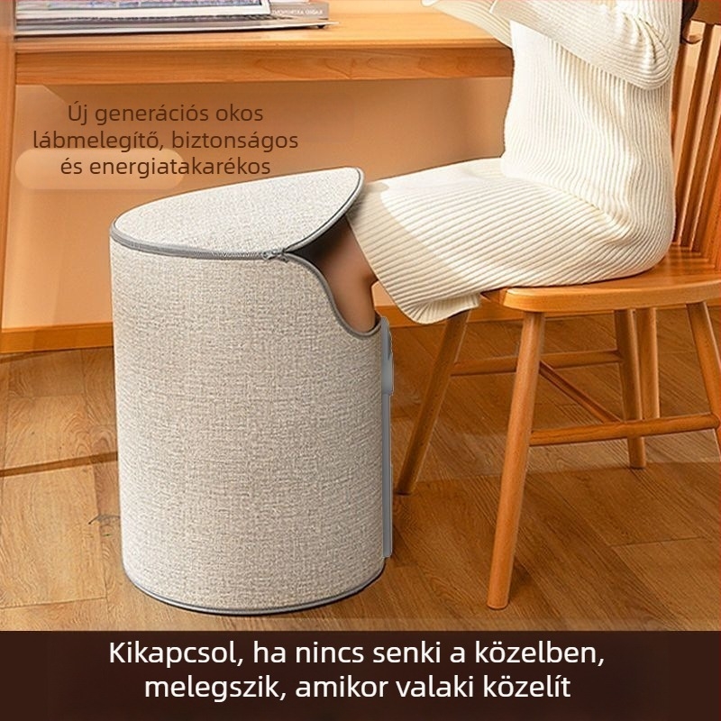 Íróasztal alatti lábmelegítő párna - mechanikus működés, hálózati tápellátás, 170V, univerzális