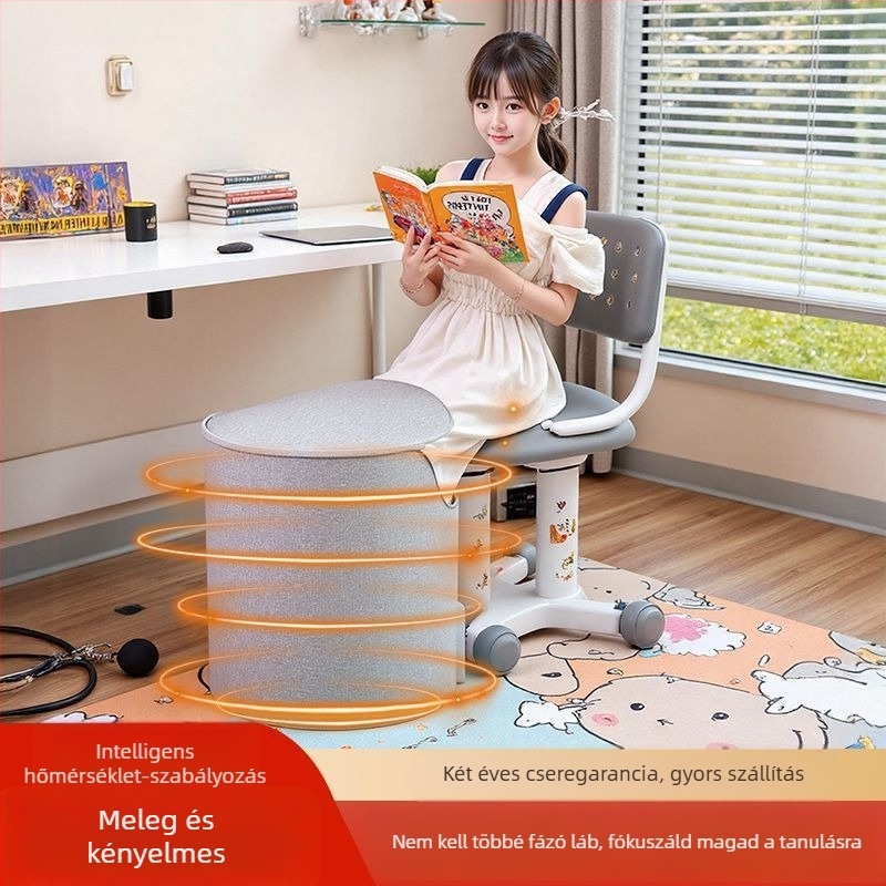 Íróasztal alatti lábmelegítő párna - mechanikus működés, hálózati tápellátás, 170V, univerzális