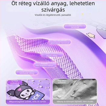Gyerekeknek Cartoon esőponcsó, vastag TPV vízálló, egy gyermek számára