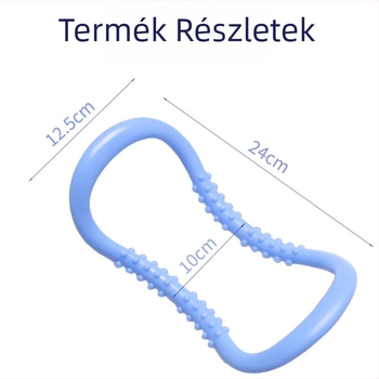 Jóga gyűrű vállnyitáshoz, hát- és nyaknyújtáshoz, lábak formázásához – Pilates gyűrű