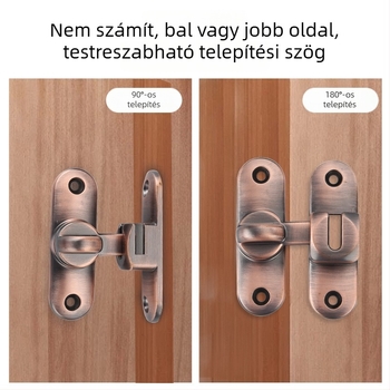 K-típus pillangócsavar ajtózár, cinkötvözet, elektroplating bevonat, márka Elaborate