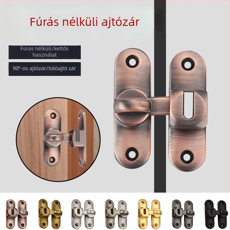 K-típus pillangócsavar ajtózár, cinkötvözet, elektroplating bevonat, márka Elaborate