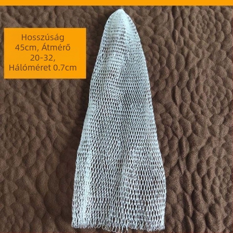 Kézzel készített nejlon halászháló fej tartozékokból álló készlet, kis szemű hálóval kis halakhoz