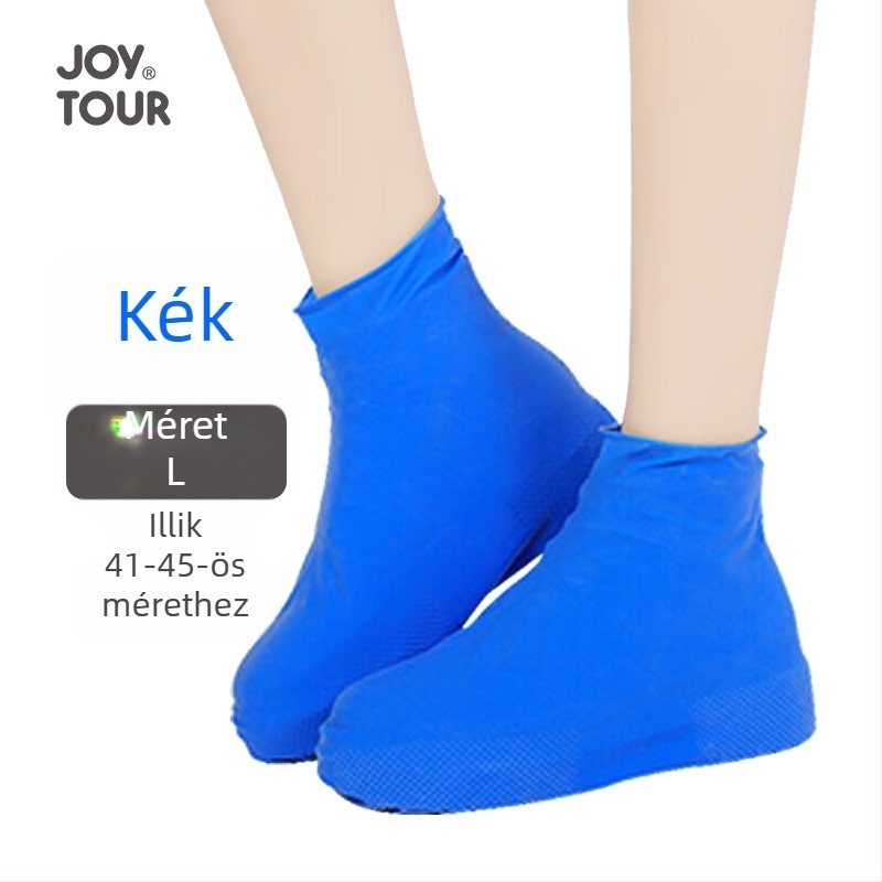 JOYTOUR Latex esővédő cipővédők – vízálló, csúszásmentes, szennyeződés-ellenálló, kopásálló, hordozható