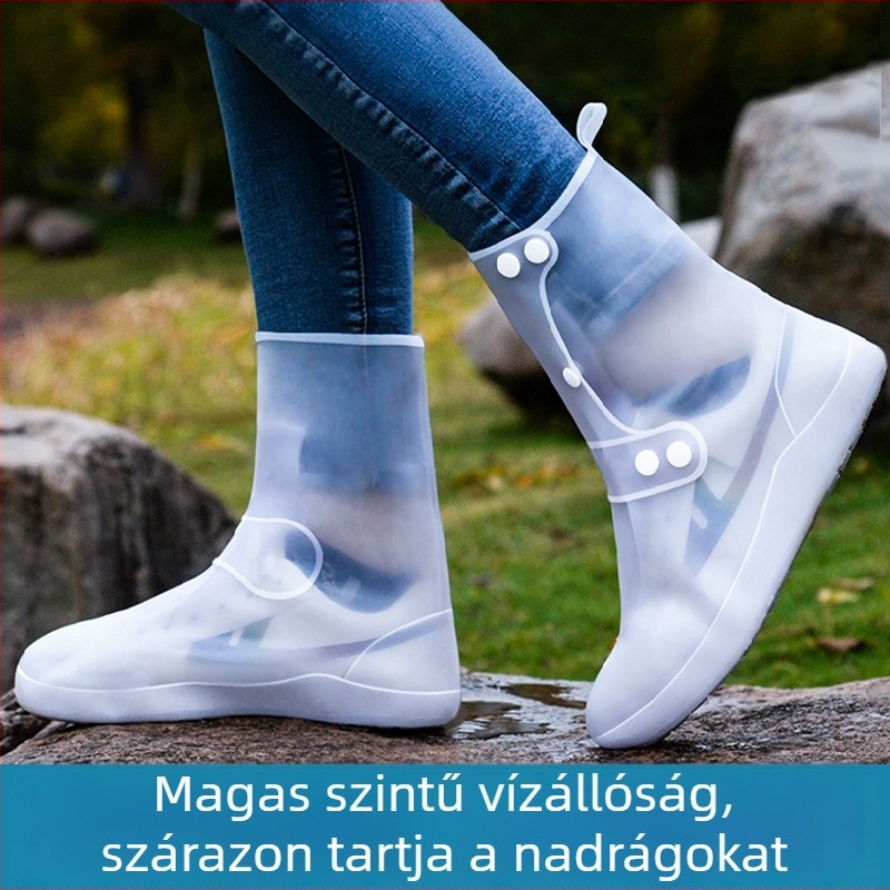 Rain Dream Xin esővédő cipőfedő – nőknek és férfiaknak, vízálló, kopásálló, modern minimalista stílus, csomagolás 60 db