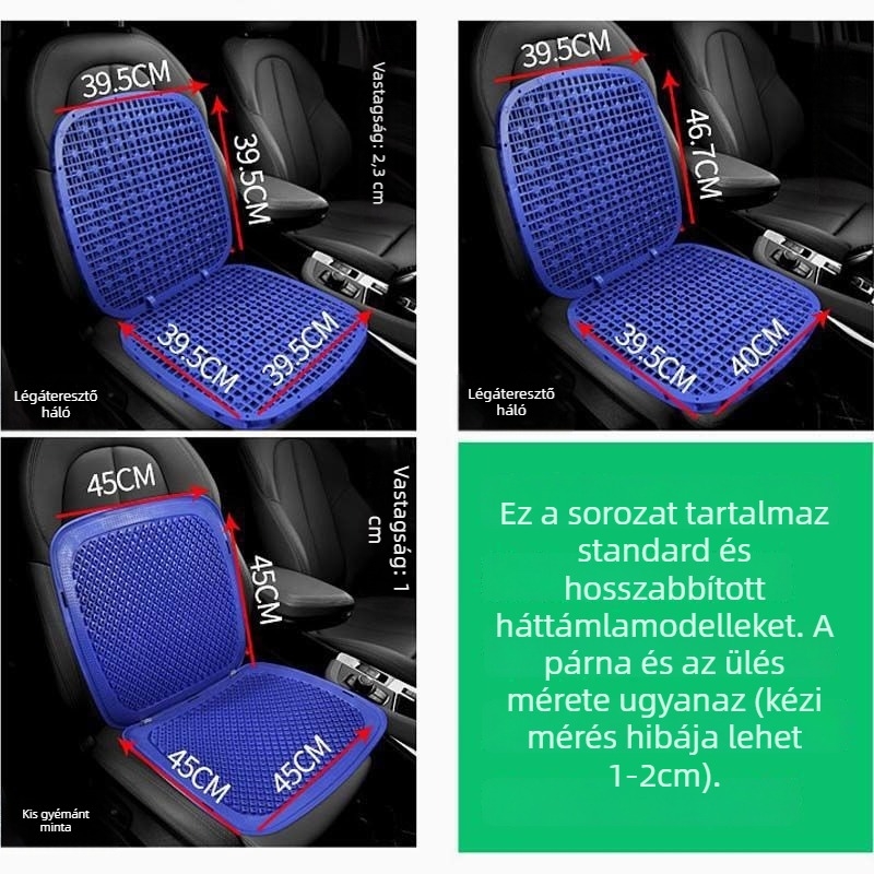 Autóülés párna PVC, lélegző, kis teherautóhoz, forklift-hez és kotróhoz; egy darab