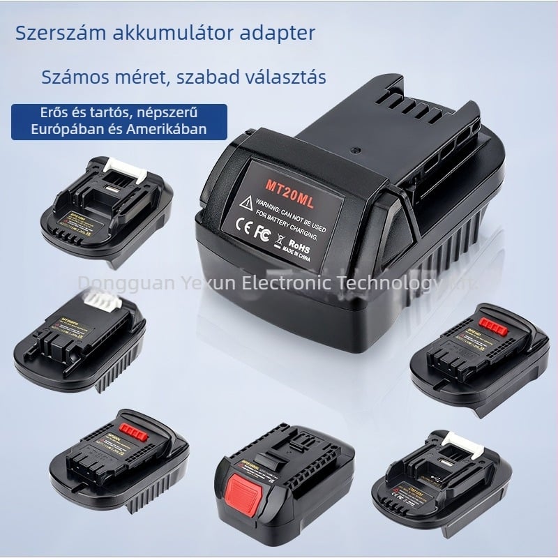 DM18M adapter Dewei 18-20V akkumulátorcsomag Makita szerszámokhoz, konverter 5V 2.1A