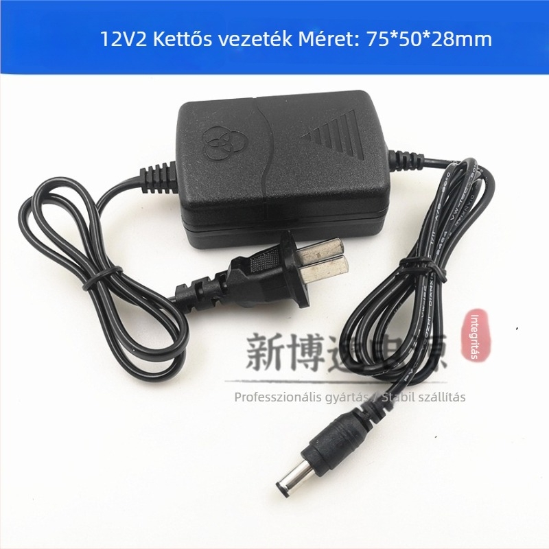 12V kapcsolóüzemű tápegység felügyeleti kamerákhoz és LED kijelzőkhöz, bemenet 100-240V, kimenet 12V, OEM elérhető