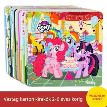 Papíralapú repülőgép-puzzle gyerekeknek, 4–6 éveseknek, oktató jellegű, mintapéldány testreszabható