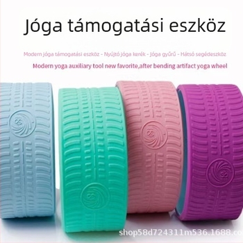Szilikon jóga kerék a hátsó hajlításhoz, jóga kerék, fitnesz kiegészítő, márka Changsha New Three Stone Sports Goods