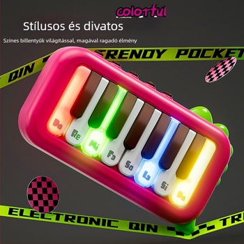 Csecsemők számára oktató zenei játék — Rattle, Hand Drum, Harmonica, Horn; Műanyag; 0–3 éves korosztály; 3C tanúsítvány 2023152202045944