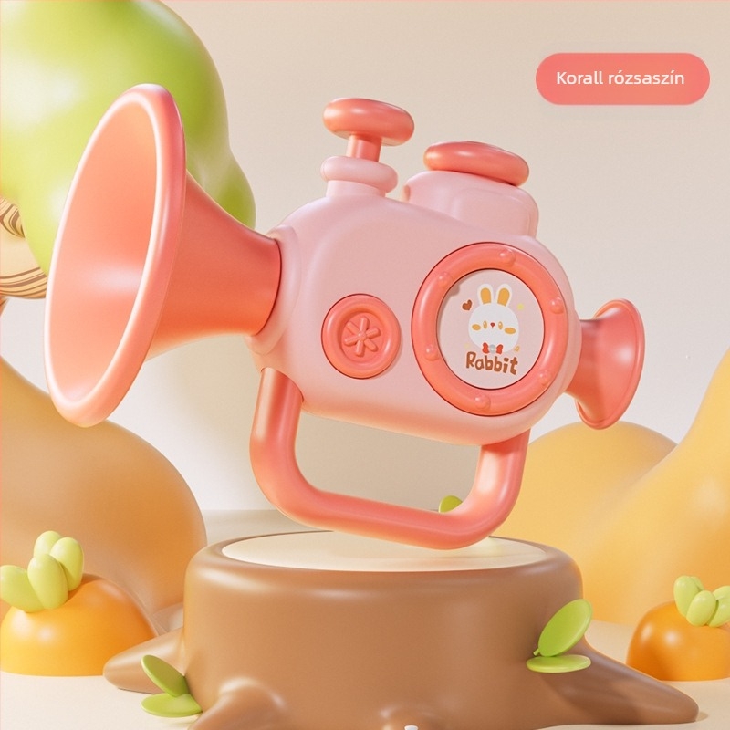 Csecsemők számára oktató zenei játék — Rattle, Hand Drum, Harmonica, Horn; Műanyag; 0–3 éves korosztály; 3C tanúsítvány 2023152202045944