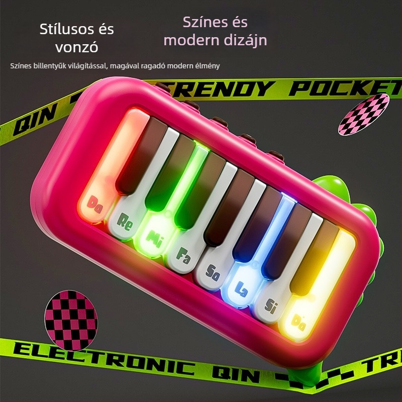 Csecsemők számára oktató zenei játék — Rattle, Hand Drum, Harmonica, Horn; Műanyag; 0–3 éves korosztály; 3C tanúsítvány 2023152202045944