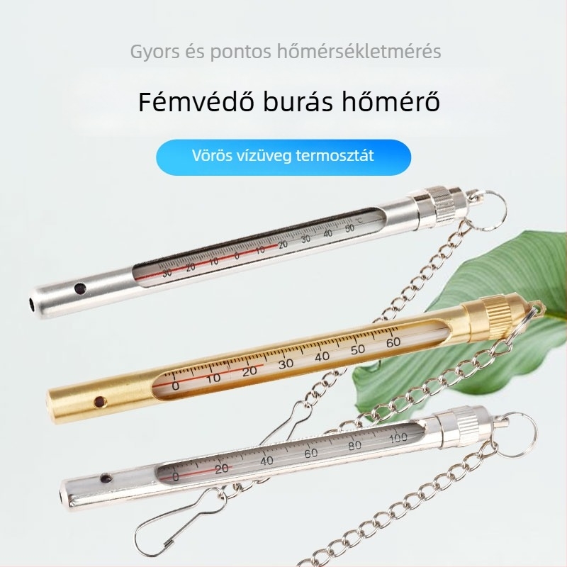 Bányászati hőmérő réz hüvely és rozsdamentes acél hüvelyével a víz hőmérsékletének mérésére (Anyag: Más; Eredet: Más; Nem importált; Kategória: Más; Funkció: Más)