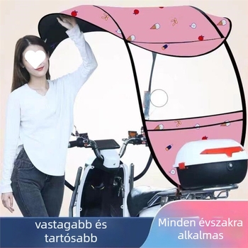 Elektromos jármű napernyő, leválasztható és kényelmes, borosüveg alakú, megerısített dizájn, UV Pa+++ védelem