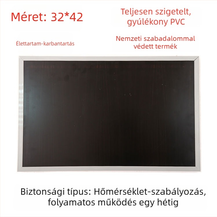 Valódi bőr fűtött talpbetét, USB-tápellátás, csatlakozás a hálózathoz, uniszex házicipő