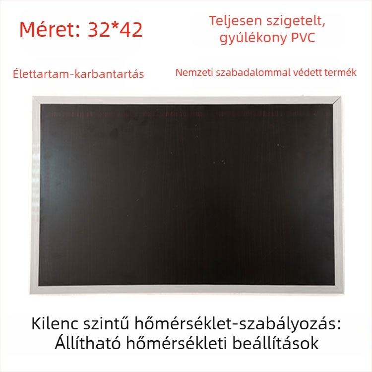 Valódi bőr fűtött talpbetét, USB-tápellátás, csatlakozás a hálózathoz, uniszex házicipő