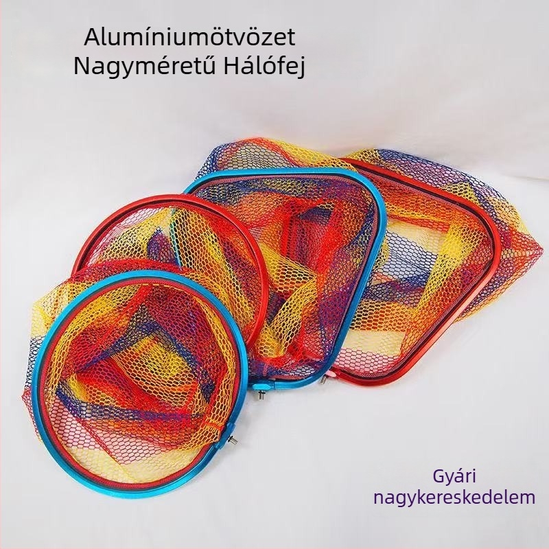 Alumíniumötvözet hálófej, nagy szem, széles gyűrű, kerek fej, teher 100