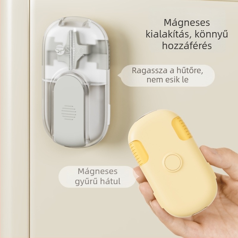 Mágneses tablettavágóval és 1-2 megosztóval ellátott gyógyszeres doboz; PP műanyagból; fedéllel; hordozható kialakítás; modell 227-S-4968