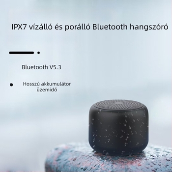 Kültéri hordozható Bluetooth hangszóró IPX4 vízálló, beépített akkumulátor 1000–1200mAh, Bluetooth 5.3, 100Hz–20kHz, 3W