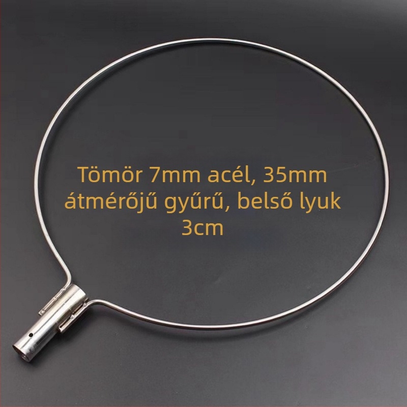 Rozsdamentes acélból készült, szilárd halászhálófej, kézzel készített; Háló anyaga: Egyéb; Teherbírás: Egyéb; Mélység: Egyéb