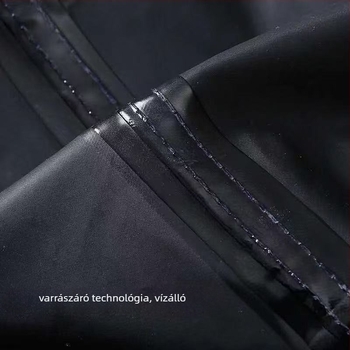 Két részes esőkabát felnőtteknek, Oxford anyag, PVC vízálló réteg, anyagvastagság 23, alkalmas kerékpározáshoz és elektromos járművekhez