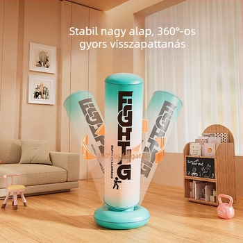 Függőleges homokzsákos boksz edző PVC anyagból, otthoni használatra, gyerekek számára