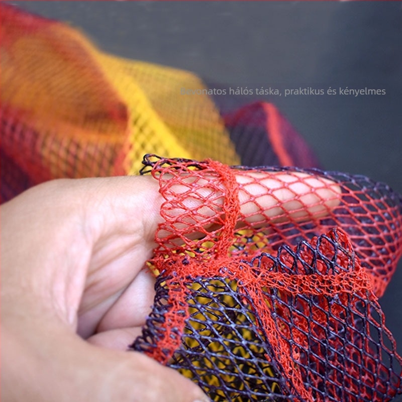 Horgász Háló Táska ragasztó bevonatú anti-akasztó hálóval, 5 mm háló, Fishing Shura