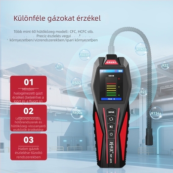 NF-605 gázdetektor hűtőközegek szivárgásának észlelésére klímaberendezésekben, autókban és hűtőszekrényekben