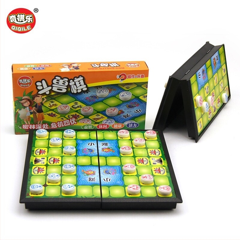 Gyermekeknek szánt mágneses összecsukható sakkjáték — hordozható oktató játék az agyfejlődéshez, kéz-szem koordináció, interaktív tanulás