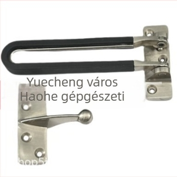 Vastagított cink ötvözetű ajtózár, lopás elleni védelem, elektropácolt felület, modern minimalist stílus