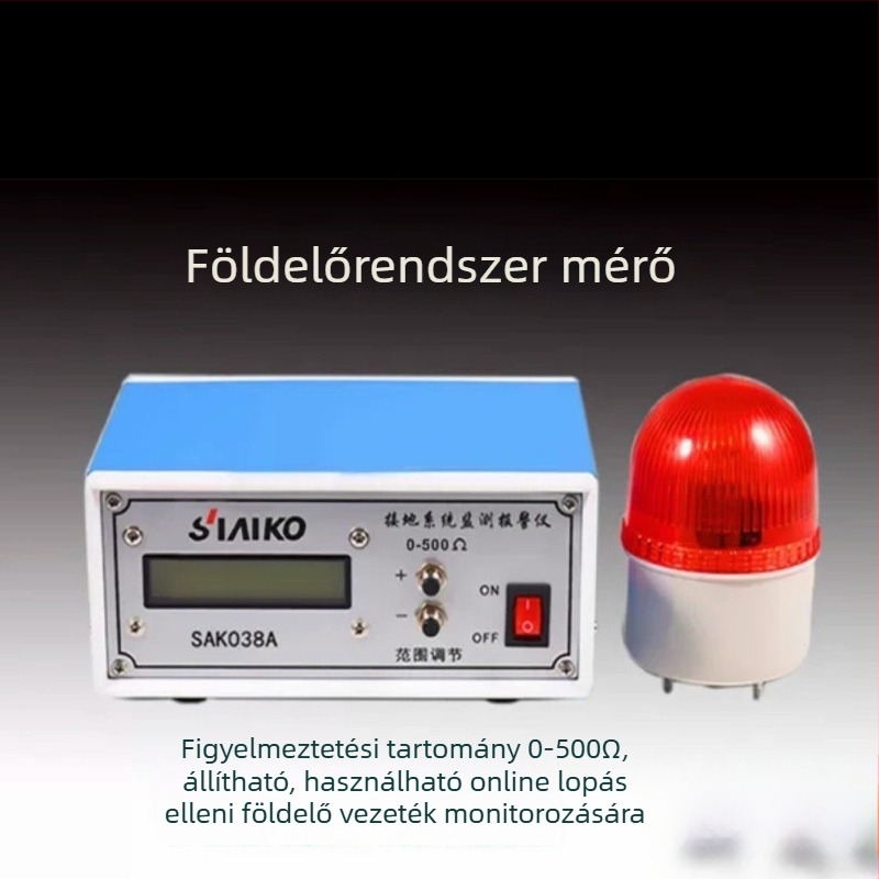 Siaiko Sak038a Földelésfigyelő riasztó, 0-500 Ω, 220 V