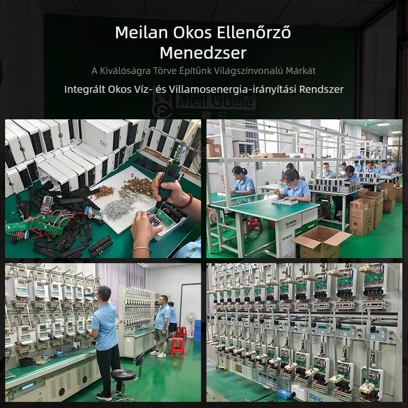 Egyfázisú intelligens digitális DIN-sín energia-mérő 220V