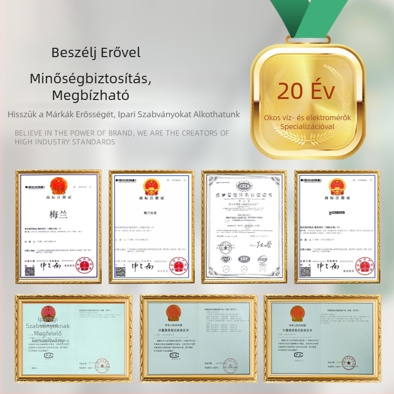 Egyfázisú intelligens digitális DIN-sín energia-mérő 220V