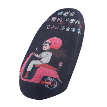 Poliészter ülésvédő elektromos kerékpárhoz, 3D teljes lefedéssel, hőszigetelő hálóval, minden évszakra, testreszabás elérhető