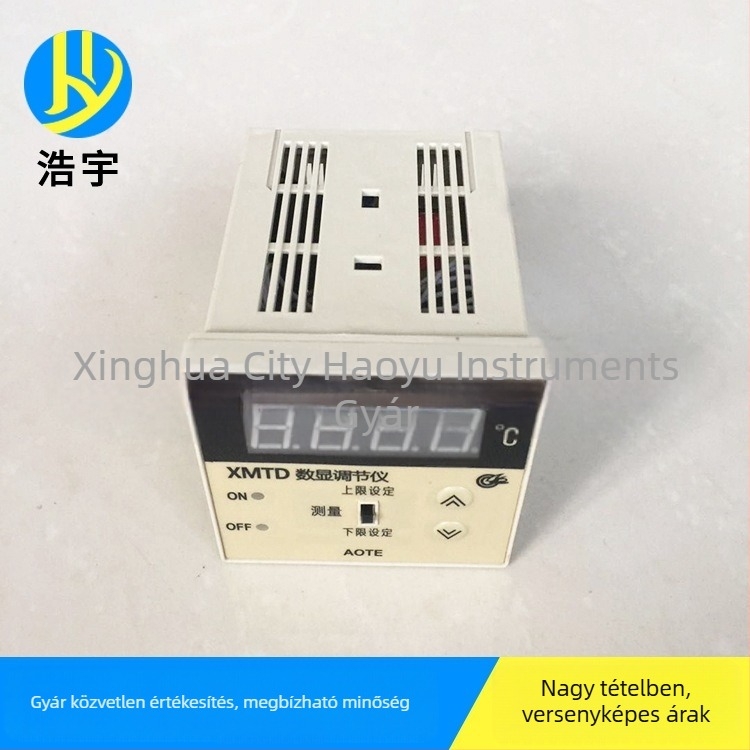 Xmtd-2202 Digitális hőmérséklet-ellenőrző Pt100/Cu50 kompatibilitással, digitális kijelző, 220V, vízszintes rögzítés