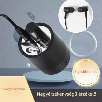 Vízszivárgás akusztikus detektora falakhoz és csövekhez, ipari vezeték nélküli detektor a pontos észleléshez, csőjavításra